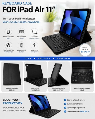 Custodia tastiera ipad air - tastiera,